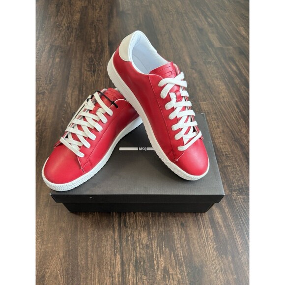 MCQ by Alexander McQueen Men’s Tennis Sneaker Red sz EU 43 US 10 - Picture 1 of 8